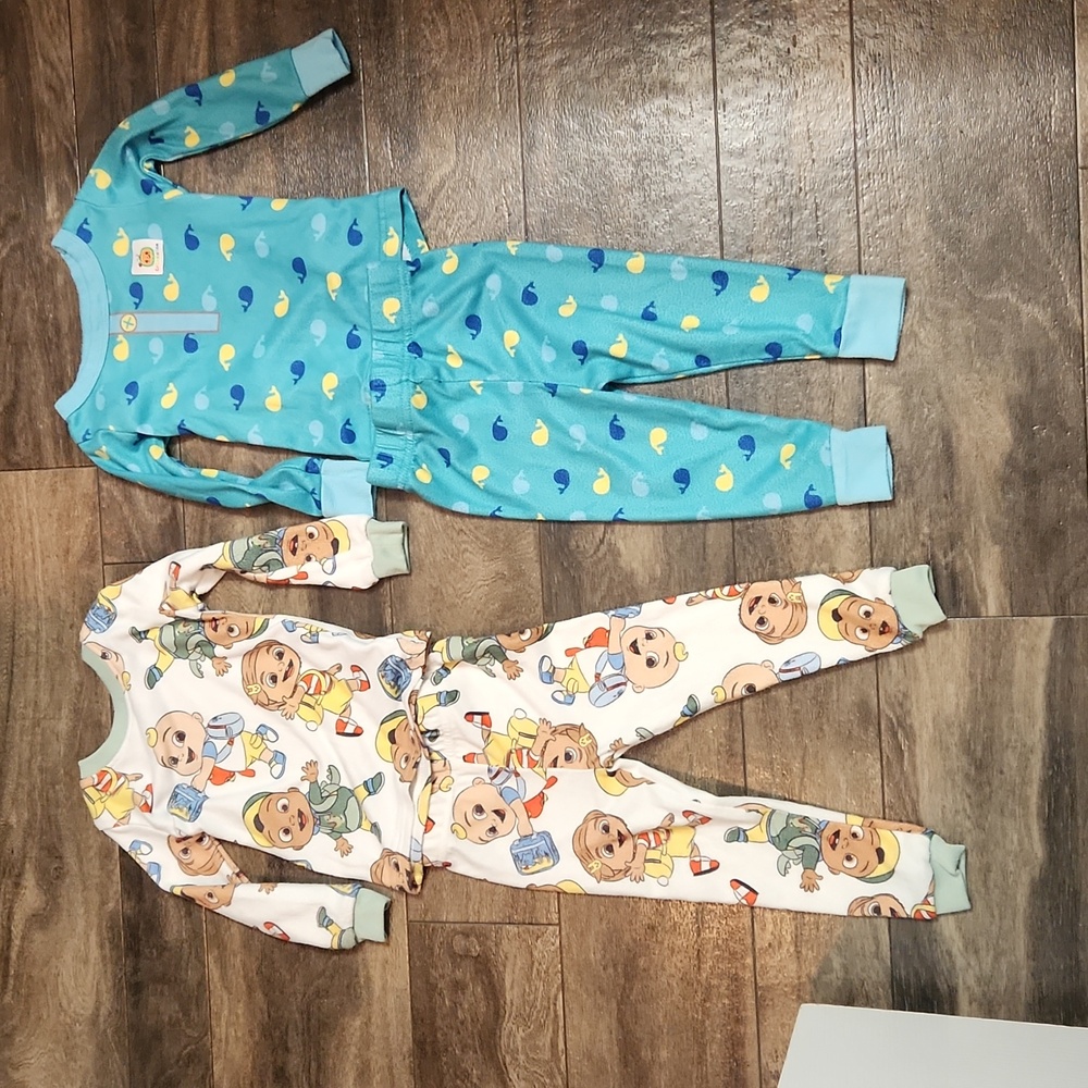 2 pairs cocomeleon Pj's sz 18 months